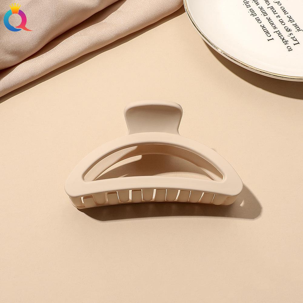 Daily Head Wear Set Women Fashion Claw Clip   Solid Coffee Black Acrylic Large Hair Claw Korea for Girl Clip Barrette Hair Accessories