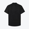 Septwolves Men's High-Elastic Knit Jacquard Short-Sleeve Shirt