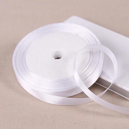 10mm Satin Ribbons DIY Wedding Birthday Party Artificial Silk Roses Crafts Supplies Sewing Acces Scrapbooking Material 25Yards
