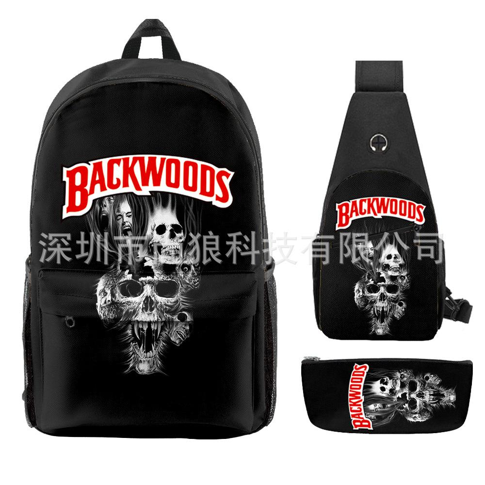 Student School Bag Backwoods Backpack Shoulder Bag School Bag Large Capacity Water-Proof Backpack