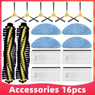 Compatible For Create IKOHS NETBOT S14 / S15 Roller Side Brush Hepa Filter Mop Cloths Robot Vacuum Cleaner Spare Parts