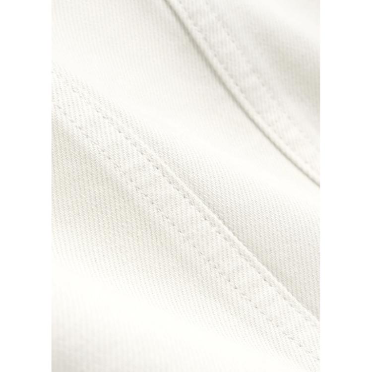 Fear of God Essentials Denim Jacket Cloud Dancer Men Outerwear Cream 202BT234271F