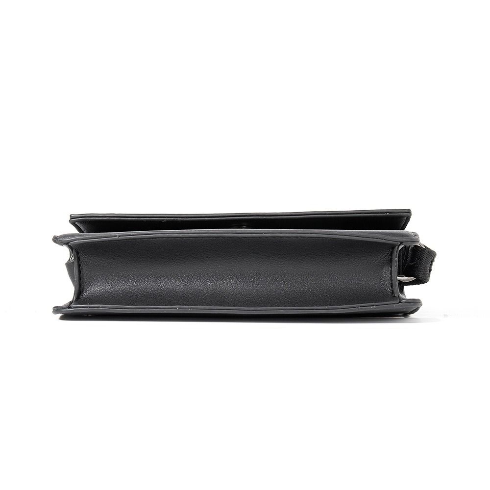 Large Capacity Men's Messenger Bag Black Rectangular Shoulder Bag Simple Male Crossbody Bag  Daily