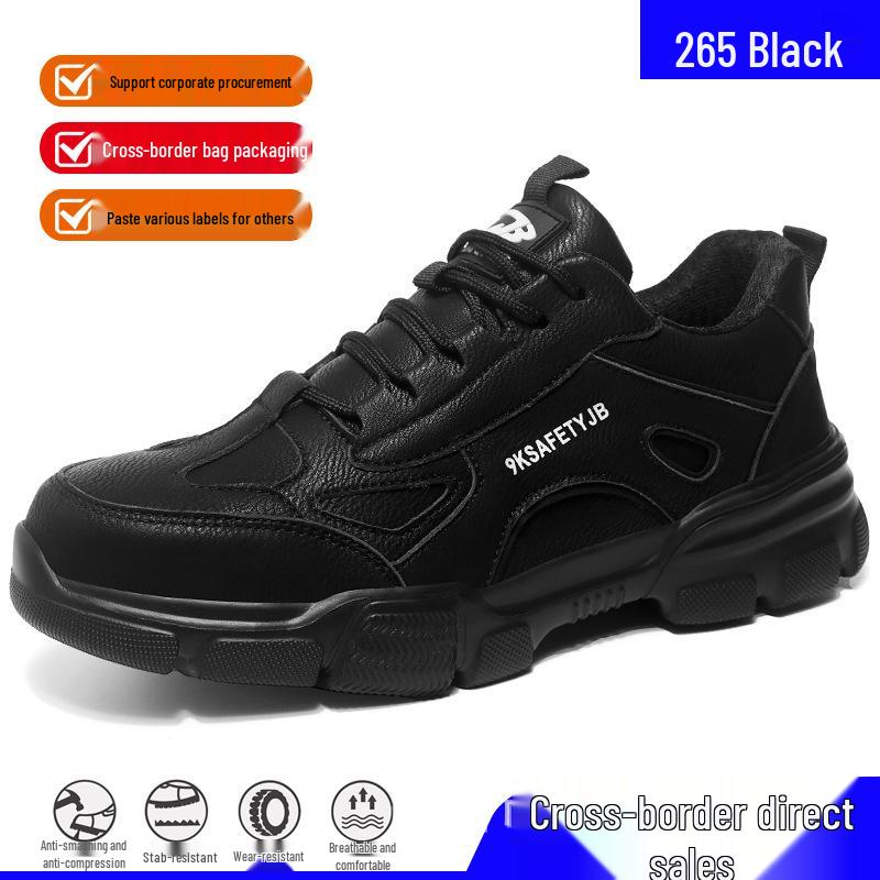 2026 Ultra-Fiber All-Season Safety Shoes: Anti-Smash, Anti-Puncture, Durable, Comfortable for Long Standing.