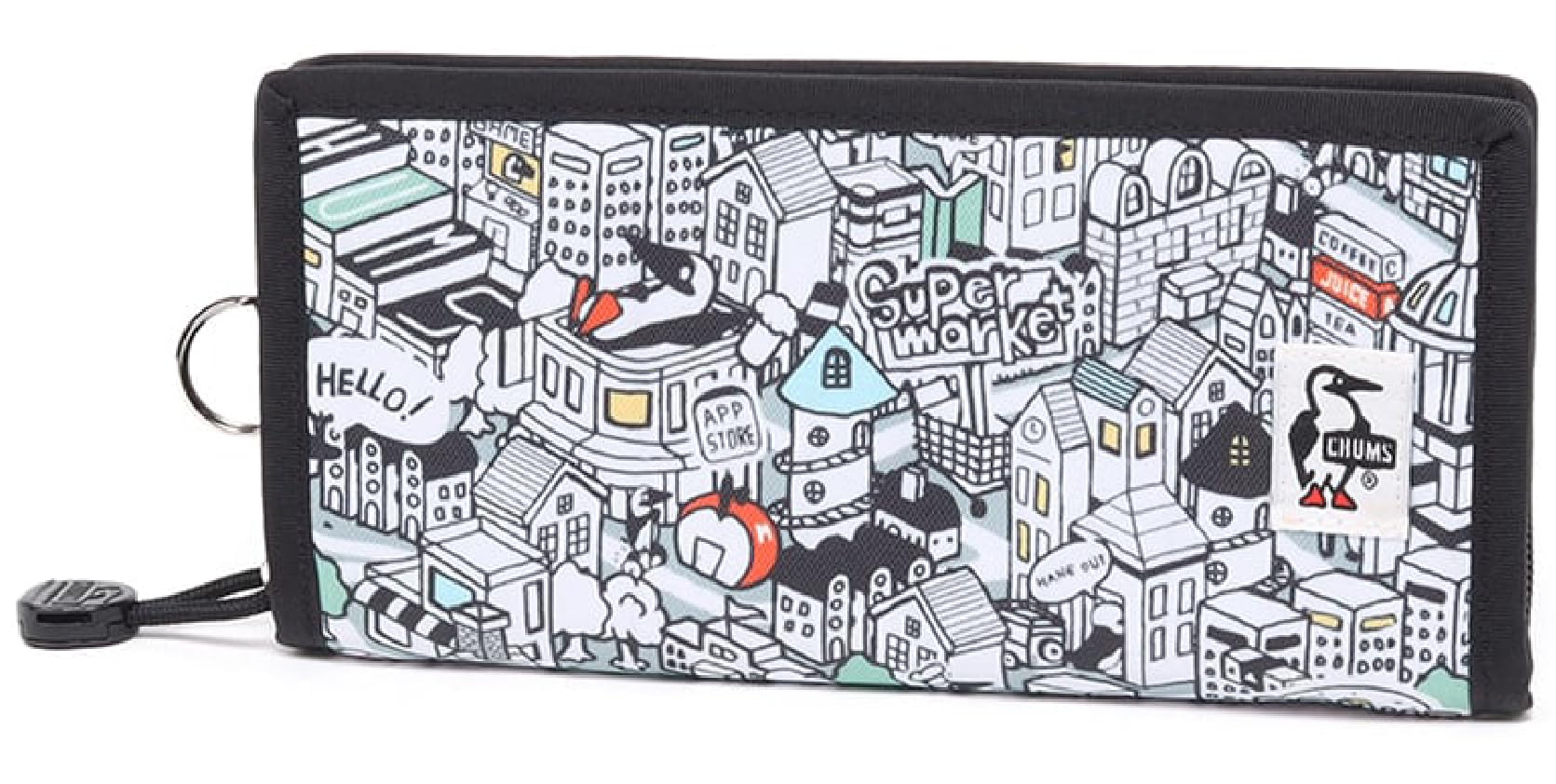 

Recycled Billfold Wallet Long Wallet Card Holder Coin Purse City [Chums] CH60-3568 Z328