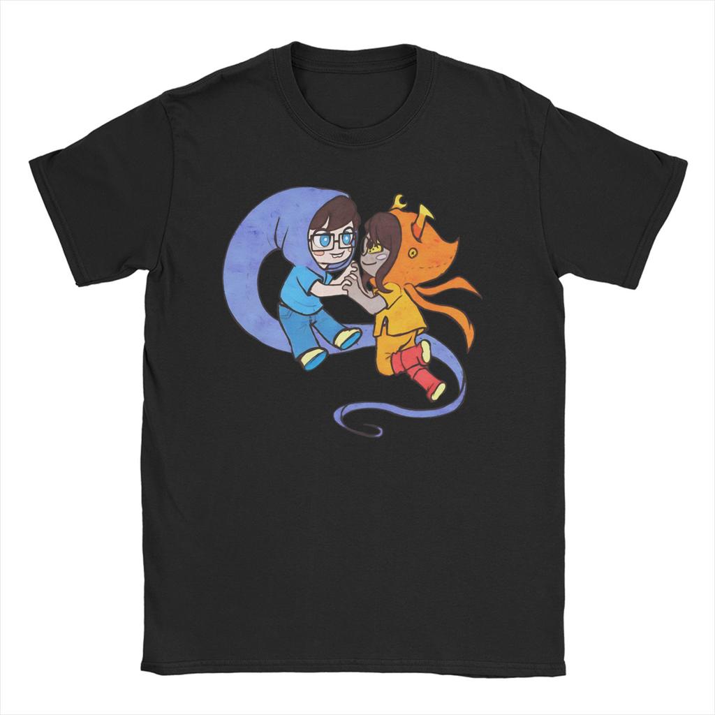 Vintage Say Gex Guys H-Homestucks T-Shirts for Men Round Collar Cotton T Shirts  Short Sleeve Tees New Arrival Tops