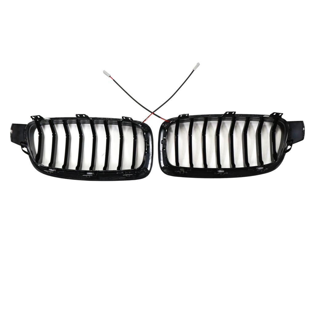 Glänzende Schwarze Frontniere Grill Passend für BMW 3er F30 F31 F35 2012-2019