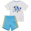 Kids Matching Sets White/Blue Infant And Toddler Baby IS2682