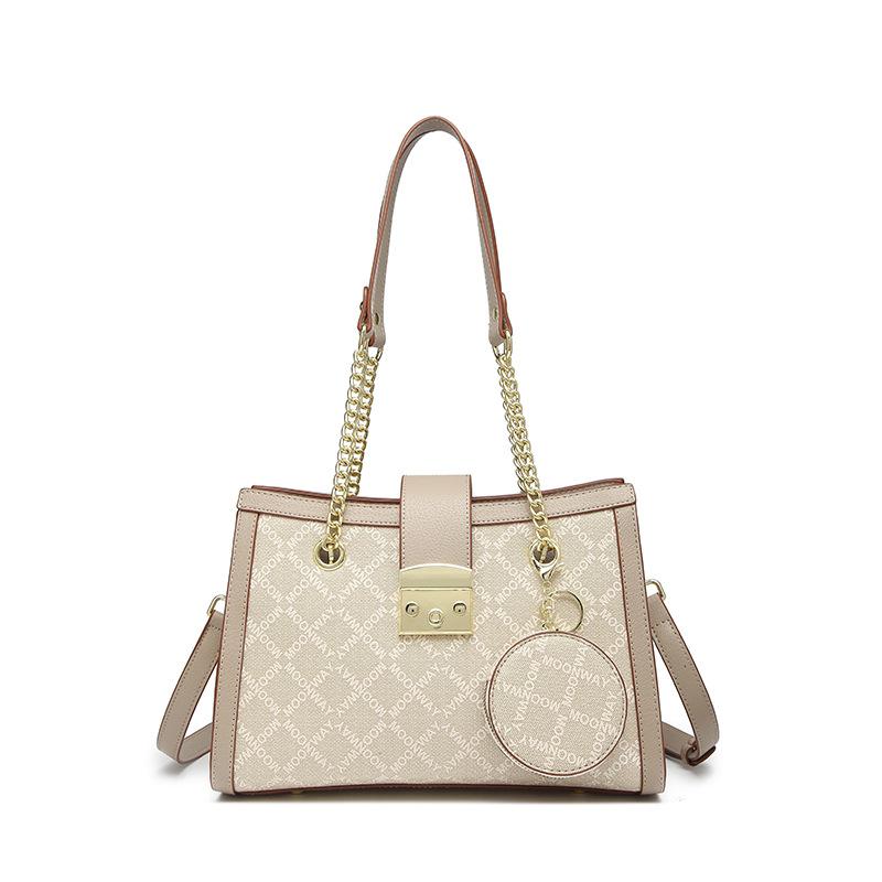 New Women's Bag Niche Armpit Bag Fashion Printed Chain Handbag High-end Versatile Shoulder Bag