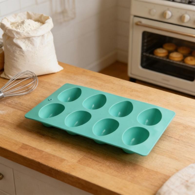 Efficient Nonstick Silicone Eggs Molds Pack Of 1/3 Baking Equipment Perfect For Baking Freezing And Crafting Projects