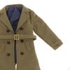 1/12 Figure Long Trench Coat with Belt for 6inch Action Figures