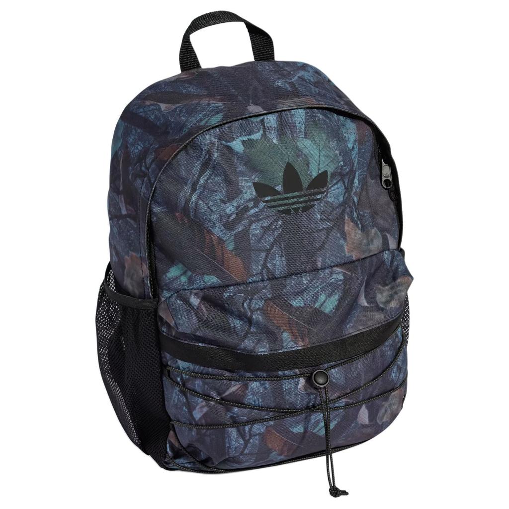 Adidas Originals 18.72L Forest Style Camouflage Print Polyester Backpack Unisex Backpack Multicolor JX3221
