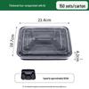 Disposable Multi-Compartment Takeaway Lunch Boxes