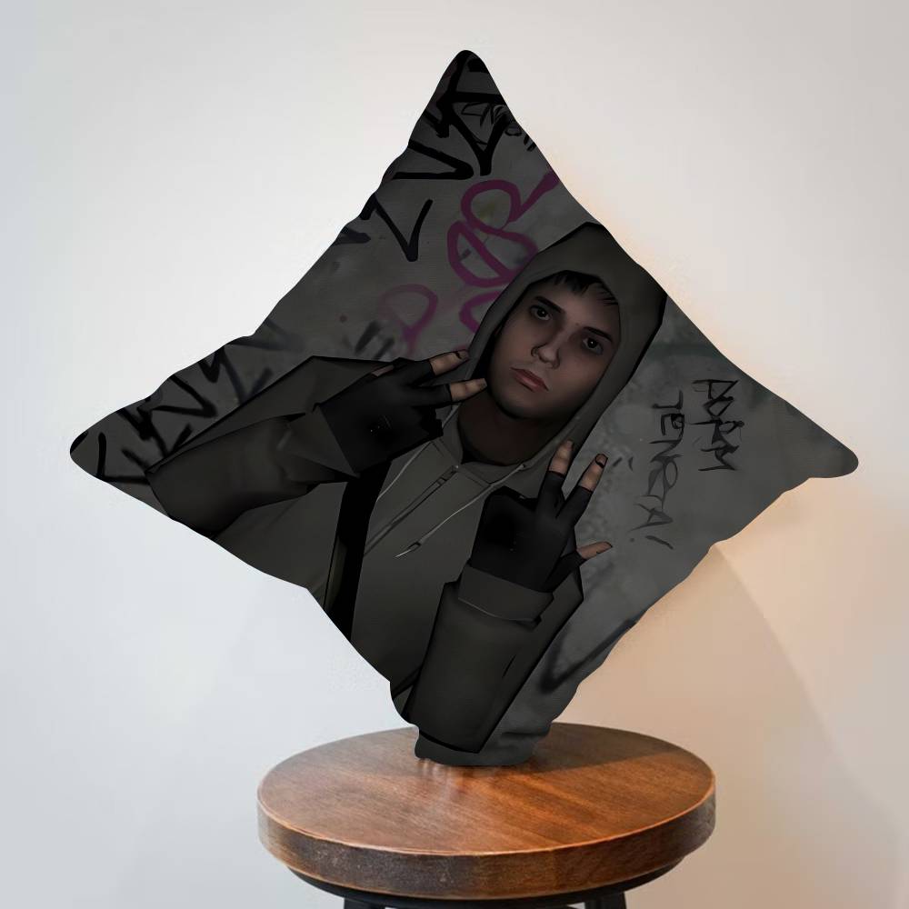 Cry of Fear Game Pillow Covers Cartoon Sofa Decorative Home Double-sided Printing Short Plush Cute Cushion Cover