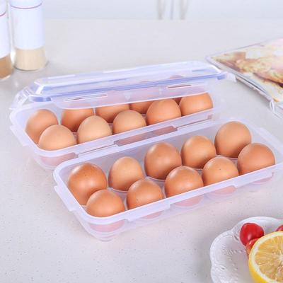 10 Fächer Eieraufbewahrungsbox Transparente Eierablage Behälter Küchen Kühlschrank Organizer Eier Spender Frischeerhaltung