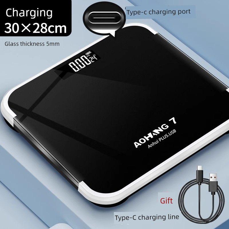 Body Scale Electronic Scale Weighing Scale Rechargeable Household Accurate Increase Weighing Device Weight Weighing Meter Durable
