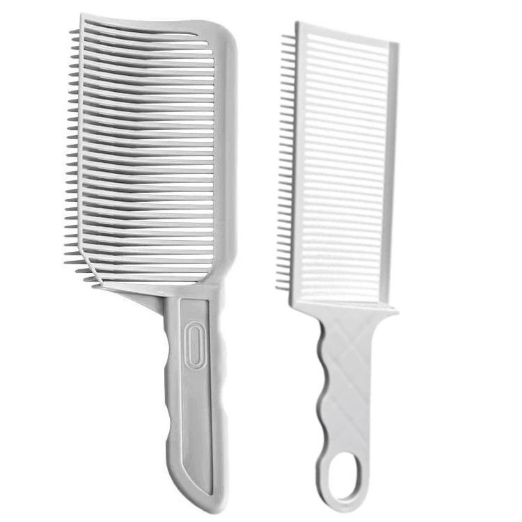 Haarkniptandenkam Professionele Barberscheerapparaat Blending Platte Bovenkant Haarkniptandenkam voor Mannen Fading Kam Salon Styling Tool
