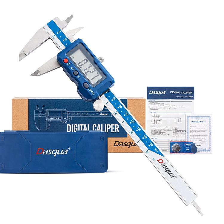 Dasqua Stainless Steel 0-150mm Electronic Digital Vernier Caliper Calibradores Pie De Rey Digitales 0-150 mm синий