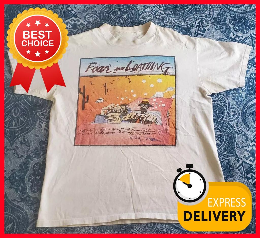 Fear and Loathing in Las Vegas Ralph Steadman White T-Shirt