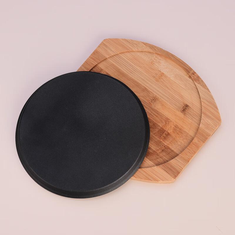 ZISIZ Cast Iron Teppanyaki Steak & BBQ Plate Set