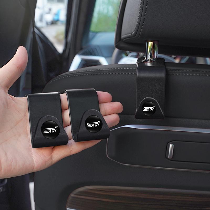 2pc Plastic Car Seat Back Detachable Hook Inside Auto Accessories For Subaru STI BRZ Outback Legacy Impreza Levorg Mpreza Ascent Y14