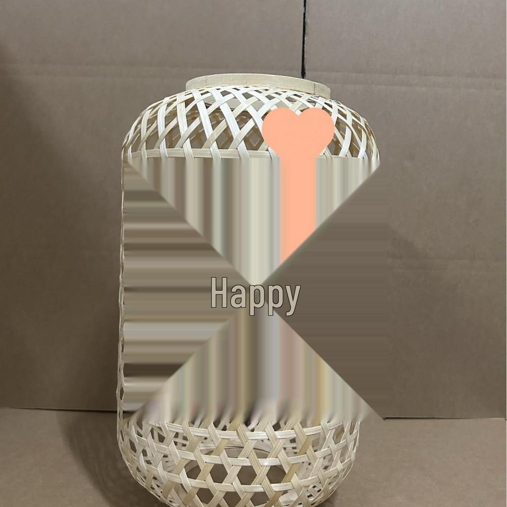 Chinese Wedding Photography Props: Rattan Hollow Lanterns with Red Background Decoration