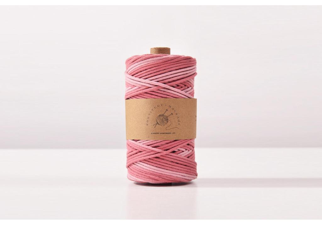 100 Yards 3mm Gradient Color Cotton Core-Spun Rope for DIY Projects