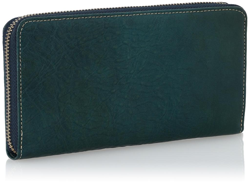 United Colors of Benetton Long Wallet, Italian Leather, Green