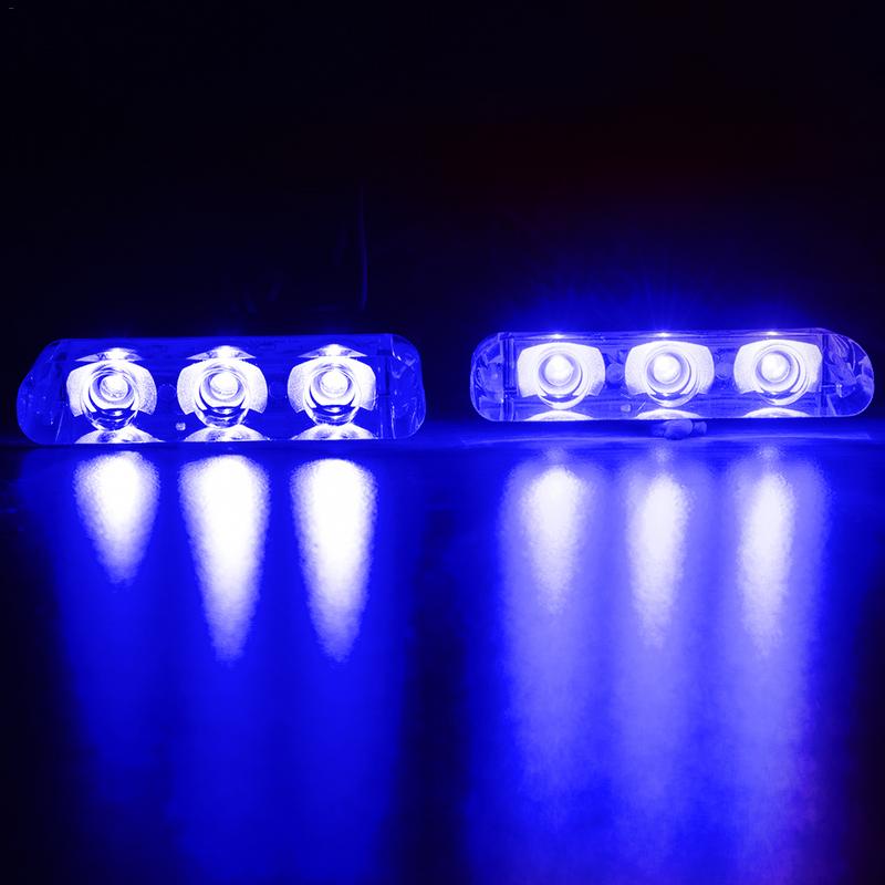 

DC12V 2 LED Бездротовий пульт дистанційного керування Контролер спалаху Автомобіль Вантажівка Поліцейський ліхтар Червоний та синій Миготливий стробоскоп Світлодіодний світлодіодний попереджувальний ліхтар синій
