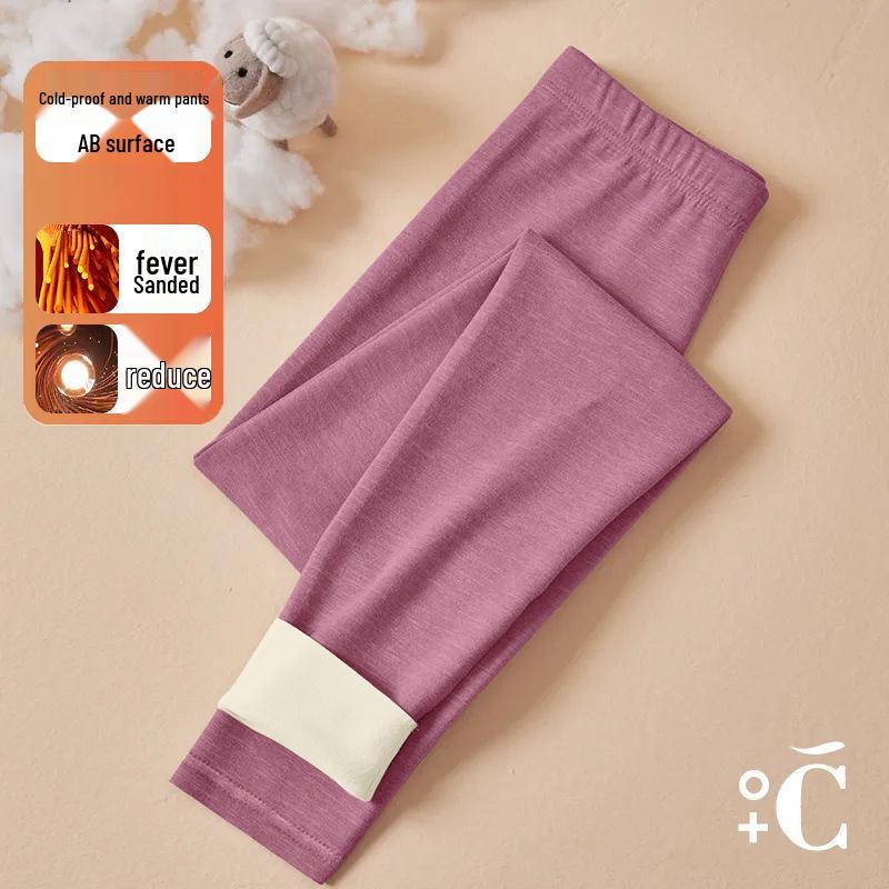 Women's Fleece-Lined Thermal Underwear Set - Semi-High Neck, Thick Base Layer for Autumn & Winter