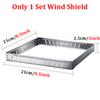 Venkovní vařič Větrný štít Kempingové vybavení Skládací Větrný štít na vařič Obrazovka hořáku Piknikové vařiče Větrné deflektory Nerezová ocel Kempingový hořák