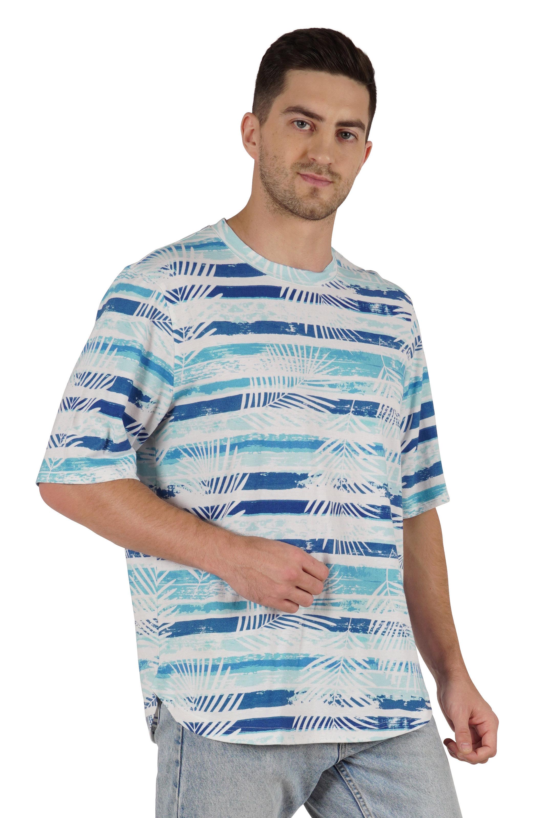 

Inkmeso Half Sleeve Tshirt For Men’s Loose Fit Printed Casual Tee Shirt Beach Holiday Wear Tshirts 3XL білий