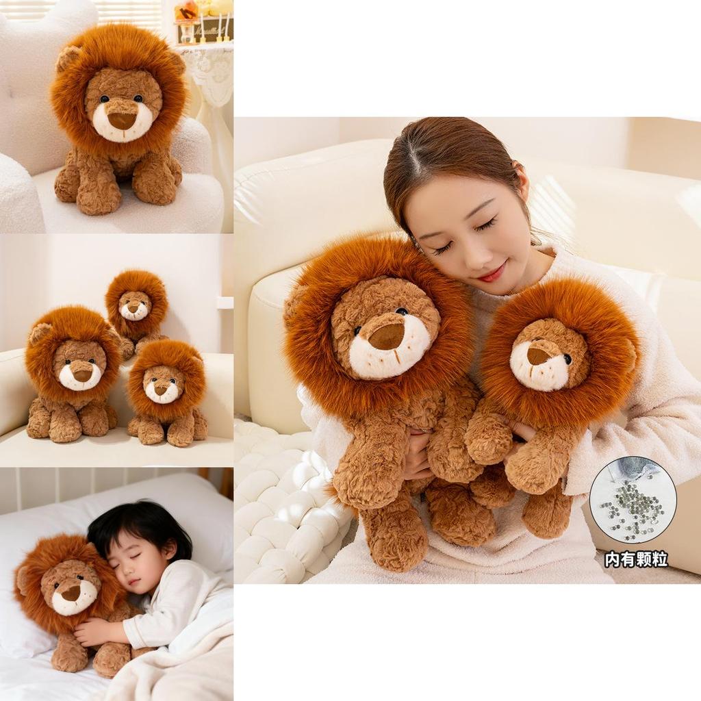 Plush Lion Stuffed Animal Pillow For Kids And Adults Animal Decor Gift