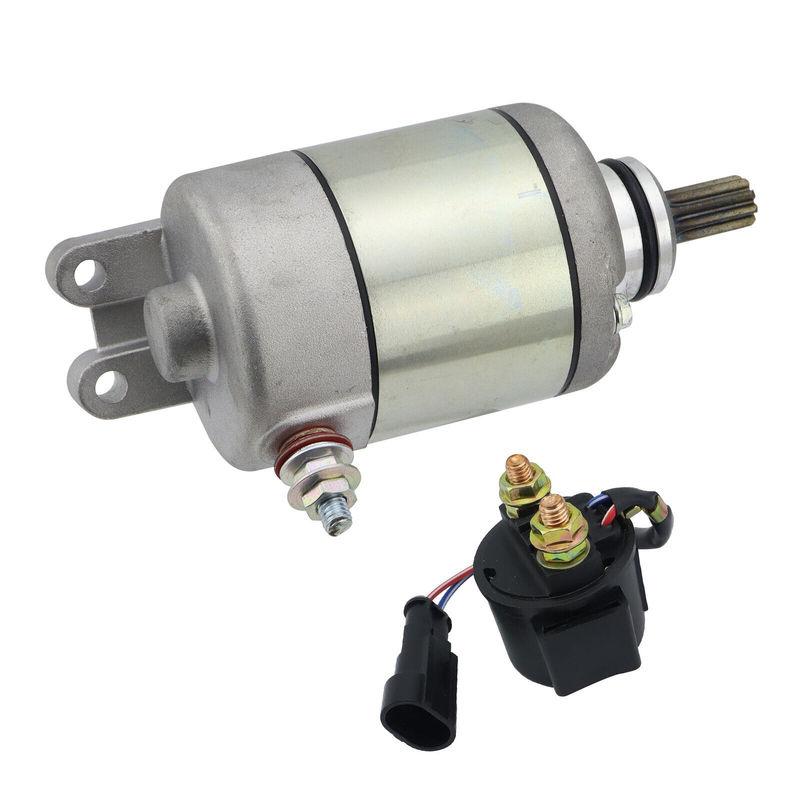 

2 PCS Starter And Relay Set For Polaris Outlaw 525 2007-2011 Outlaw 450 S 2008-2010 Outlaw 450 MXR 2009 OEM Part Number 4011801 2 PCS Set