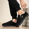 Fashion Men Slippers Winter Warm Cotton Shoes Casual Non-slip Shoes Men Loafers Sip On Shoes for Men Warm Plush Comfortable Slippers