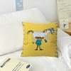 Cartoon Pippi L-longstocking Cute  Maple Design Cushion Cover Happy Autumn Harvest decor Holiday Decorati Pillow Cover