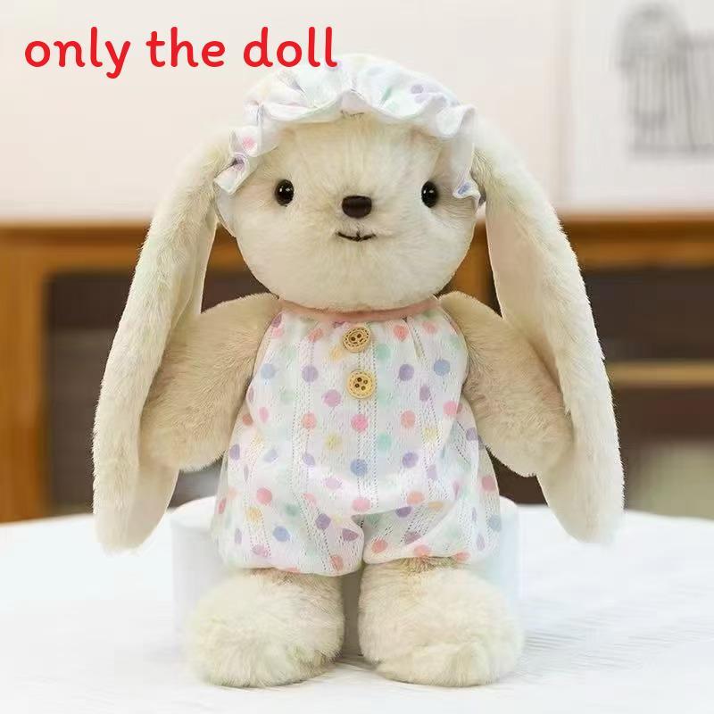 Fragrant Rabbit Cuter Plush Doll With Dress And Bow Decoration For Kids Play