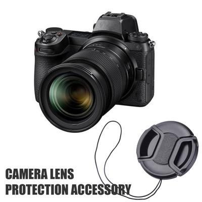 Universal Camera Lens Impact Resistant Simple Cap Protector Installation Snap-on Front Lens Cover