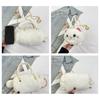Cartoon Cute Plush Cat Large Capacity Handheld Crossbody Bag Portable Commuting Handbag