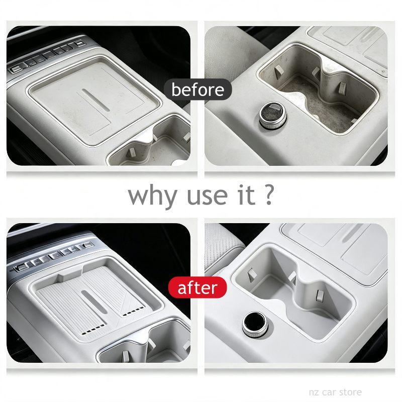 For BYD Ti 7 Ti7 Titanium 7 2026 Wireless Charging Protection Pad Cup Holder Coaster Accessories