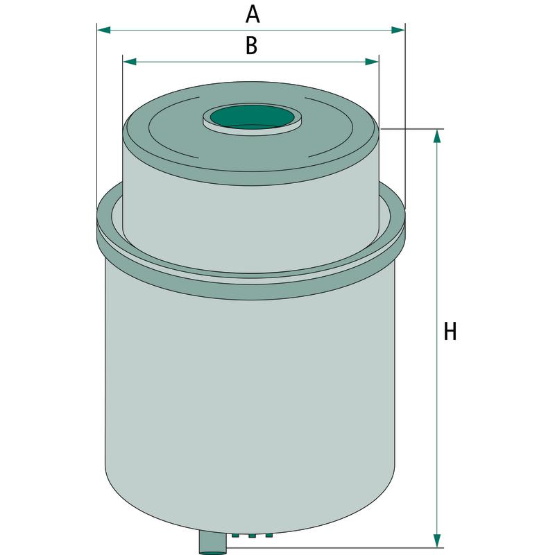 Fuel Filter CNH JD CASE SN70242 FS19972 RE529644 1055