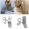 Star Charm Phone Pendant Elegant Key Jewelry Unique Keychain Backpack Accessories Alloy Texture for Various Occasion