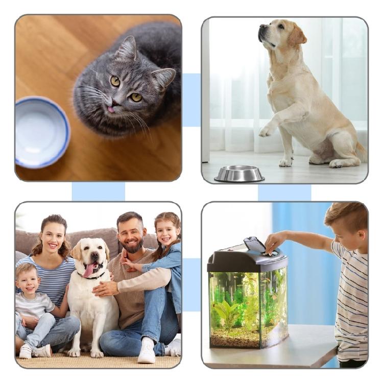 Dog Feeding Chart Wooden Board For Busy Owners with Feeding Switches User Friendly Sliding Indicators Pet Care Solution