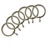 Jones Interiors Metal Antique Look Curtain Rings (Pack of 6)