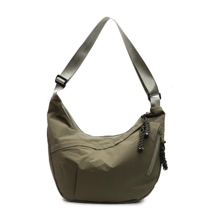 Dumpling bag new fashionable large capacity lightweight literary travel backpack nylon messenger bag