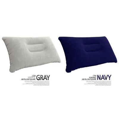 Large Portable Inflatable Flocking Pillow for Camping and Lunch Breaks