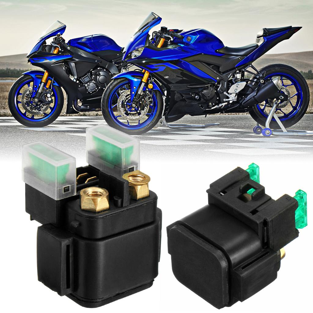 Starter Solenoid Relay 12V Professional Motor Starter Relay Solenoid Sturdy Motorbike Starter Relay Reusable for Car Auto
