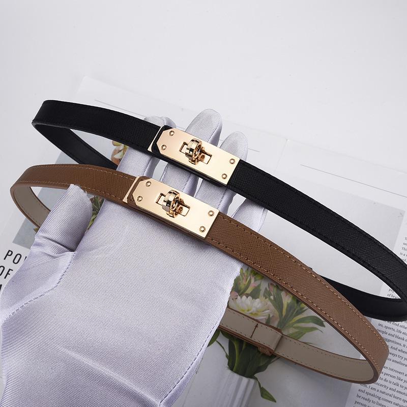 Women's High-End Faux Leather Waist Belt - Versatile Fashion Accessory for Dresses