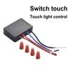 Black Touch Light Switch for Table Lamps Suitable for Home and Office Use
