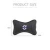 1Pcs Car Headrest Embroideryed Emblem Seat Neck Pillow For Volvo EX30 XC60 XC40 V60 V40 XC90 XC70 V50 S60 V70 S90 EX90 ES90 V90